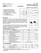 DataSheet IRFR024N pdf